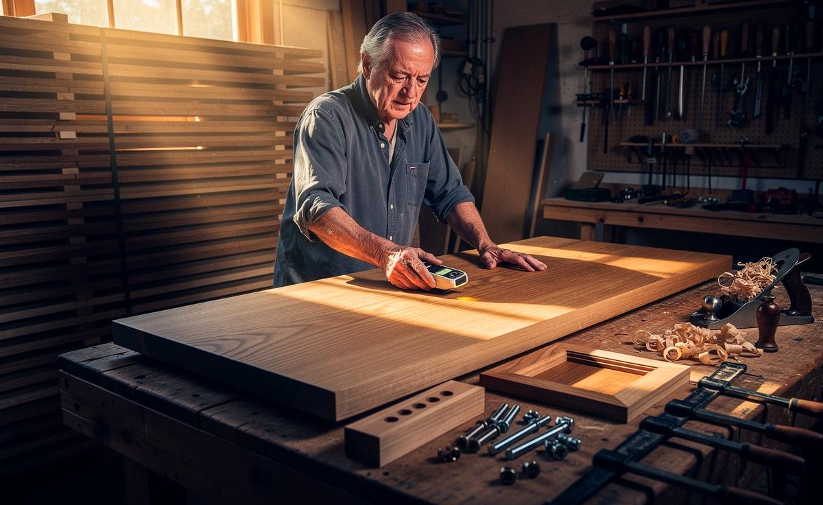 Ein Tischler erklärt, wie langlebige Möbel aus Eiche ihre Form ohne Verformungen behalten